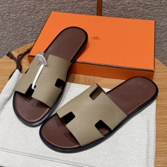 JD-620 182 Men's Slippers in S2 Trench Epsom Calfskin with Dermal Outsole
