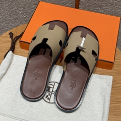 JD-620 182 Men's Slippers in S2 Trench Epsom Calfskin with Dermal Outsole