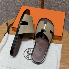 JD-620 182 Men's Slippers in S2 Trench Epsom Calfskin with Dermal Outsole