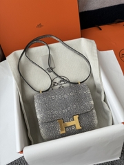 Constance 18cm Lizard Leather Mirror Edition