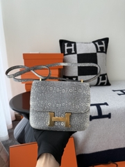 Constance 18cm Lizard Leather Mirror Edition