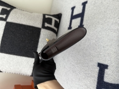 Kelly 31cm Handbag Original Leather Swift Chocolate CK47 Gold Hardware