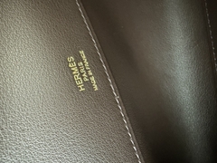 Kelly 31cm Handbag Original Leather Swift Chocolate CK47 Gold Hardware