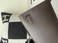 Kelly 31cm Handbag Original Leather Swift Chocolate CK47 Gold Hardware