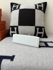 Kelly Pochette 22cm Original Leather Swift Skin N4 Gris Platine