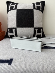 Kelly Danse 22cm Original Leather Swift Dancing Bag in Gris Platine