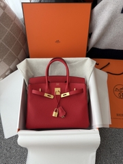 Birkin 30cm Platinum Togo Leather Bag with Gold Hardware