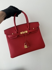 Birkin 30cm Platinum Togo Leather Bag with Gold Hardware