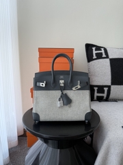 Birkin 25cm Original Leather Swift Skin Grey Misty Bag