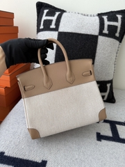 Birkin 25cm Chai Color Original Leather Handbag