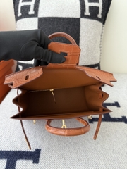Birkin 25cm Matte Crocodile Leather Handbag