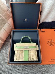 Kelly Mini Picnic Basket 20cm - Handcrafted Osier Willow Weave