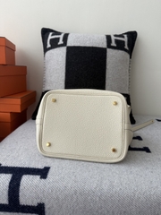 Picotin Lock 22cm Original Leather TC Clemence Craie Color