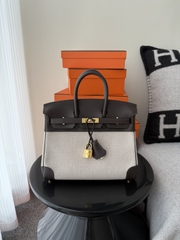 Birkin 25cm Original Leather Swift Moka Color Gold Hardware