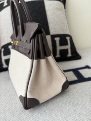 Birkin 25cm Original Leather Swift Moka Color Gold Hardware