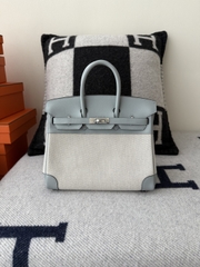Birkin 25cm Original Leather Blue Glaciers Bag