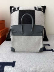 Birkin 25cm Original Leather Handbag - Gris Misty Color