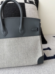Birkin 25cm Original Leather Handbag - Gris Misty Color