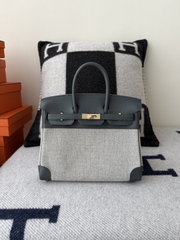 Birkin 25cm Original Leather Handbag - Gris Misty Color