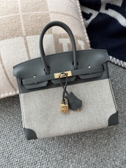 Birkin 25cm Original Leather Handbag - Gris Misty Color