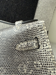 Kelly Pochette 22cm Lizard Leather Original – Silver Hardware