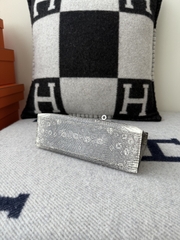 Kelly Pochette 22cm Lizard Leather Original – Silver Hardware