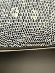 Kelly Pochette 22cm Lizard Leather Original – Silver Hardware