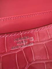 Constance 18cm Mirror HCP Water-Dyed Shiny Alligator Crocodile