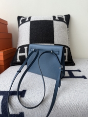 Kelly Danse 22cm Deep Blue Leather Dance Bag