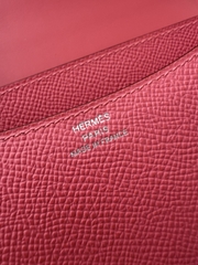 Constance 23cm New Style Mirror, Epsom Skin, CC10 Craie Color, Gold Hardware