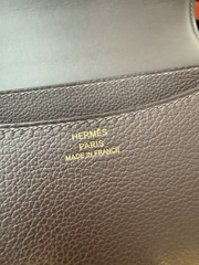 Constance 18cm Evercolor Leather, N5 Cassis Color, Gold Hardware