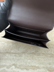 Constance 18cm Evercolor Leather, N5 Cassis Color, Gold Hardware