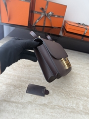 Constance 18cm Evercolor Leather, N5 Cassis Color, Gold Hardware