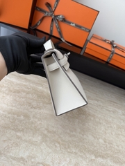 Kelly Pochette 22cm Swift Leather CK10 Craie Color