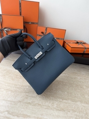 Birkin 25cm Prussian Blue Togo Leather Handbag