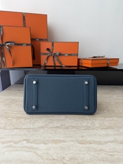 Birkin 25cm Prussian Blue Togo Leather Handbag