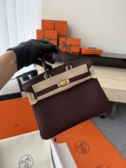 Birkin 25cm Togo Leather 0G Rouge Sellier Gold Hardware