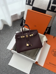 Birkin 25cm Togo Leather 0G Rouge Sellier Gold Hardware
