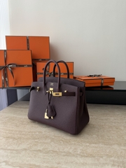 Birkin 25cm Togo Leather 0G Rouge Sellier Gold Hardware