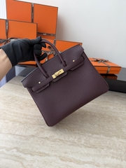 Birkin 25cm Togo Leather 0G Rouge Sellier Gold Hardware
