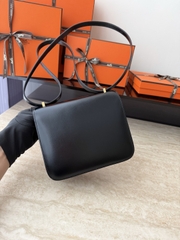 Constance 18cm Luxury Touch Mirror in Cowhide and Lizard Leather