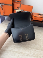 Constance 18cm Luxury Touch Mirror in Cowhide and Lizard Leather