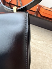 Constance 18cm Luxury Touch Mirror in Cowhide and Lizard Leather