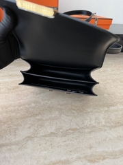 Constance 18cm Luxury Touch Mirror in Cowhide and Lizard Leather