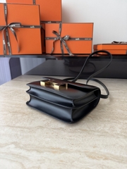 Constance 18cm Luxury Touch Mirror in Cowhide and Lizard Leather