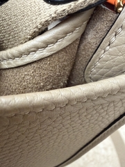 Mini Evelyne 8Q Beige Marfa Original Leather Bag