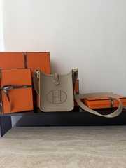 Mini Evelyne 8Q Beige Marfa Original Leather Bag