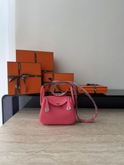 Lindy Mini Rose Azalee Lipstick with Silver Hardware