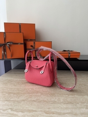 Lindy Mini Rose Azalee Lipstick with Silver Hardware