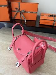 Lindy Mini Rose Azalee Lipstick with Silver Hardware